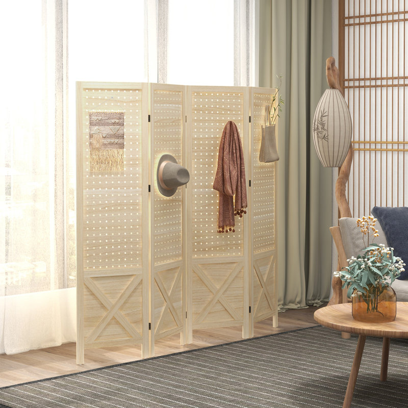 Pegboard Display Room Divider, 4
