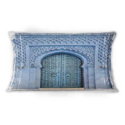 Porte d'entrée traditionnelle en bois marocain traditionnel 12 pi x 20 po