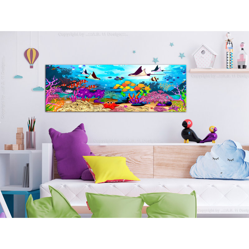Underwater Fun - Print on Canvas, 60cm H x 120cm W
