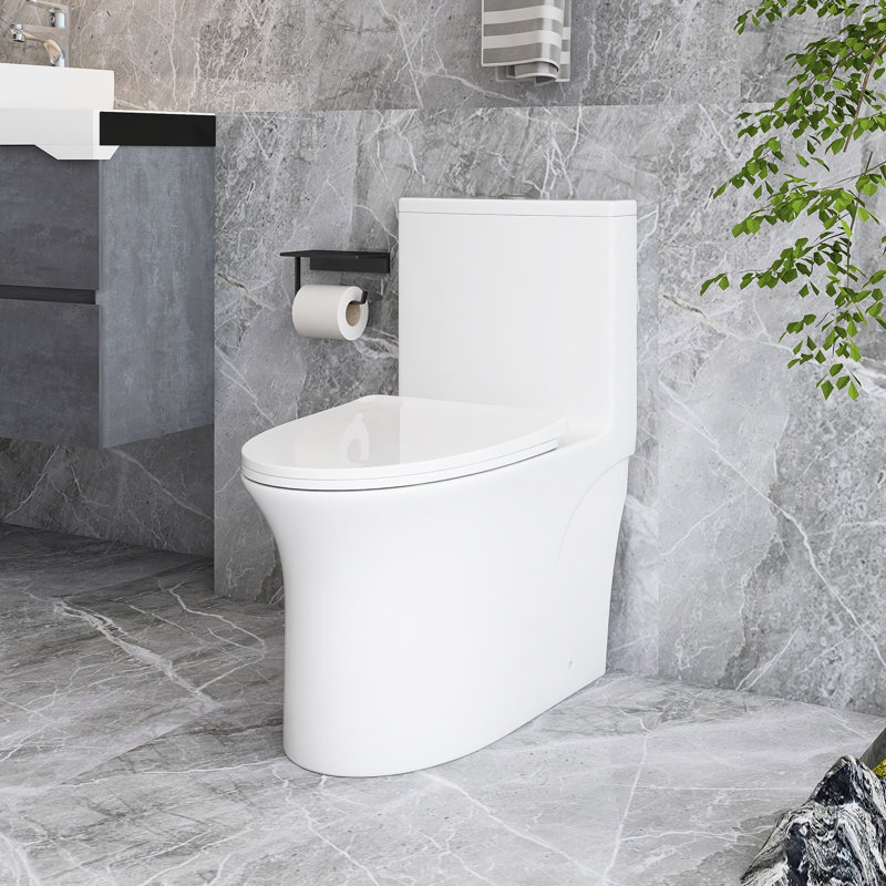 Toilette allongée à jet double siphonique 1,1 / 1,6 GPF Kiddie Furniture