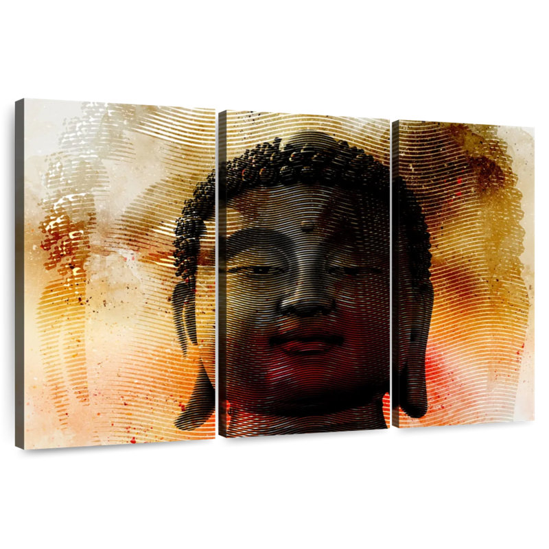 Leisha Vibes Buddha, 20" H x 33" W