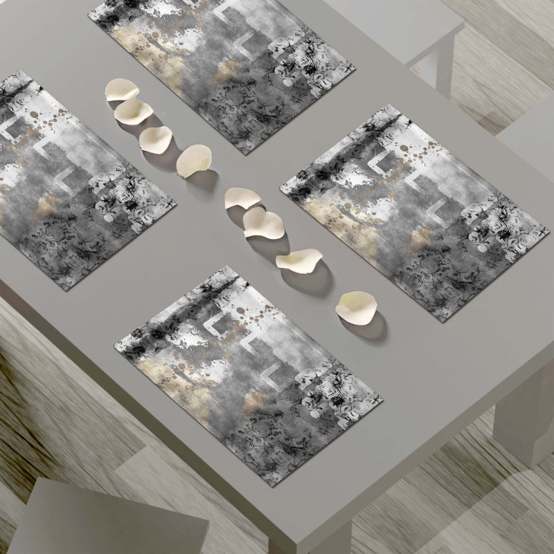 Napperon abstrait en polyester