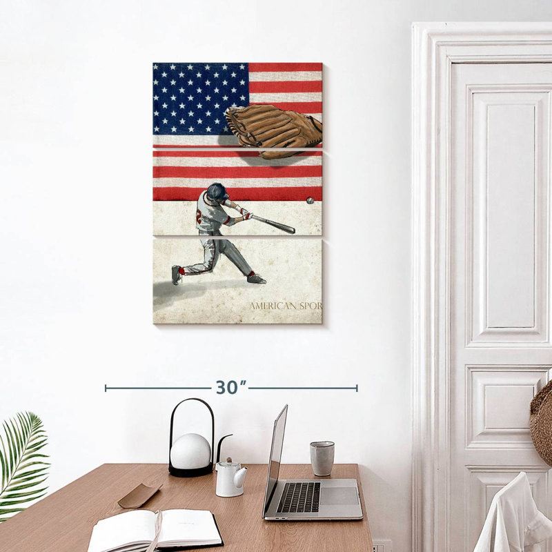 Baseball américain Sireci, H 32 po x l 20 po