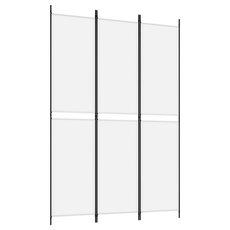 Cloison pliante Rikkea, Blanc, 3, H 86,6 po x l 59 po