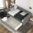 Twin Daybed With Trundle, Upholstered In Gray Comfort Padding Back Size Back, Construction