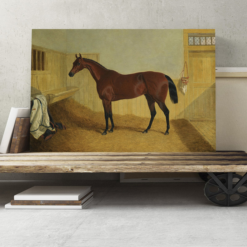 John Frederick Herring - Wrapped Canvas Painting, 70cm H x 100cm W