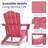 Wolak Foldable Outdoor Adirondack Chair-1929874172