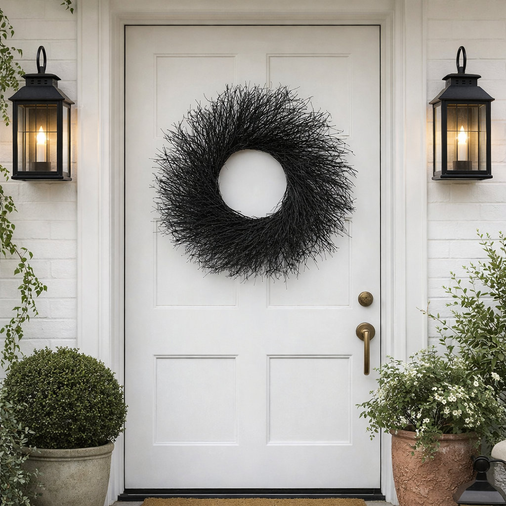 22" Handcrafted Twig Wreath
