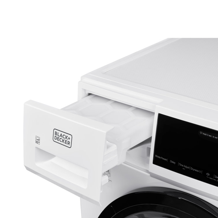 Black+decker Ventless Dryer with Heat Pump, 4.4 Cu. ft., White