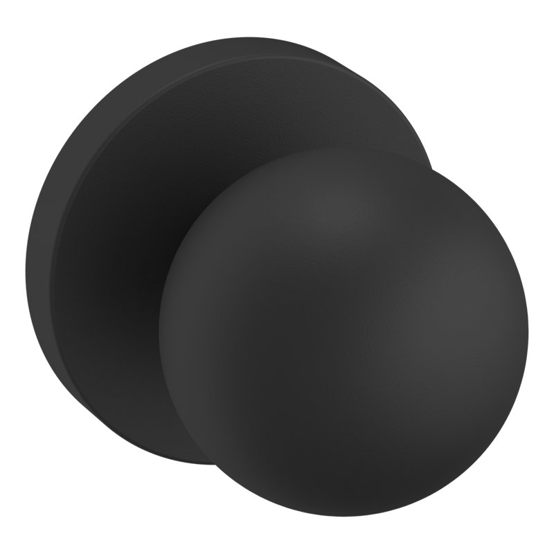 5041 Knob 2.09375 Diameter Round, Satin Black