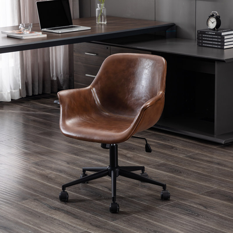 Milan Task Chair, Yellowish Brown