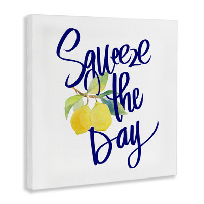 Cursive Squeeze The Day Canvas, conception par Lanie Loreth