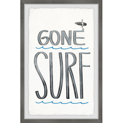 Ashlyn Gone Surfing Aloha Time Framed Print
