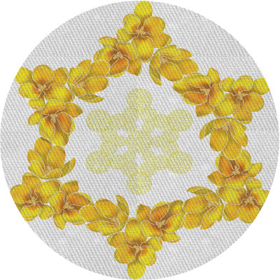 Lifthrasir Floral Indoor Rug