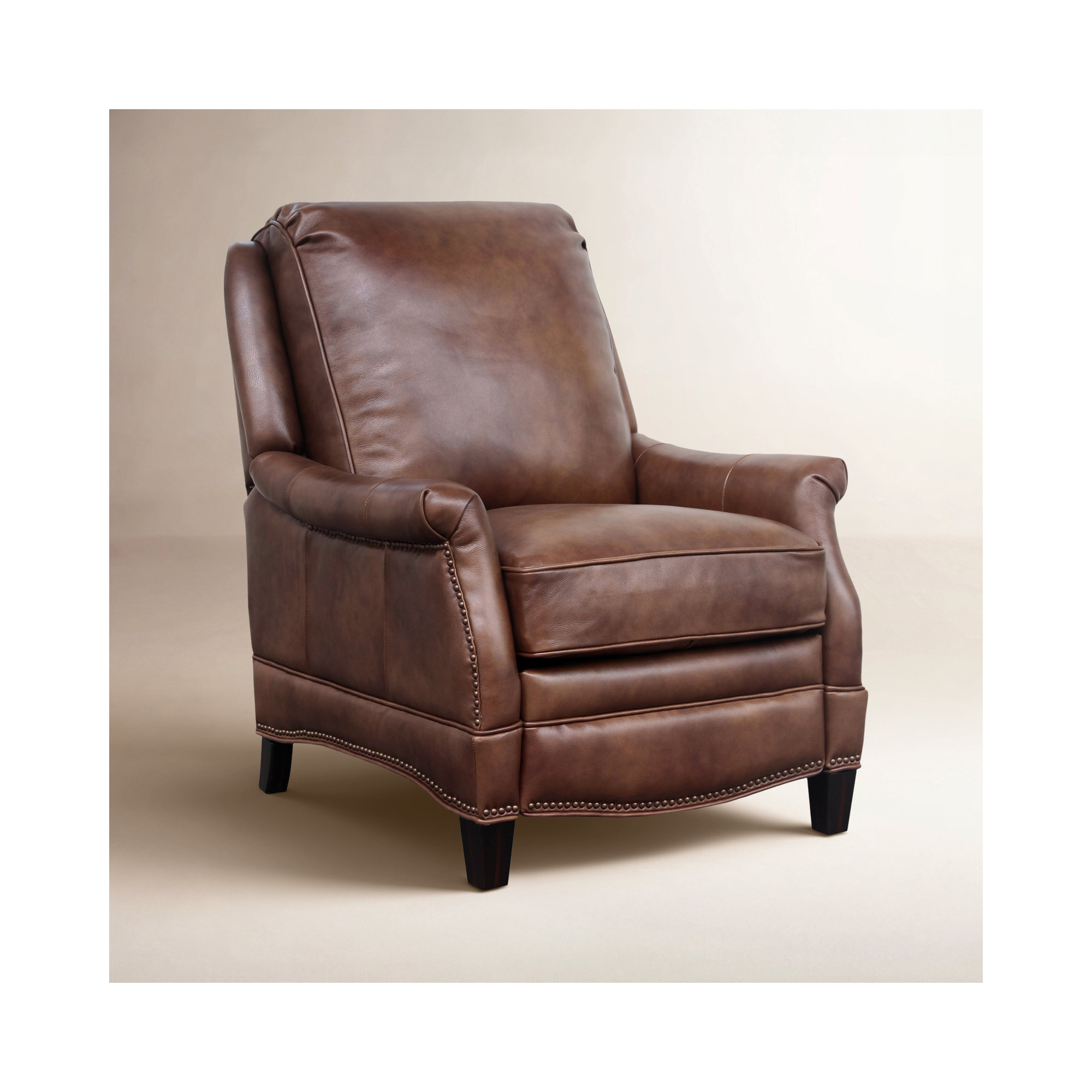 Dunlevy Recliner, Wenlock Tawny Split Grain Leather
