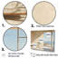 «Beach Windows Horizon III - Coastal Windows», ensemble d'art sur toile-107754161