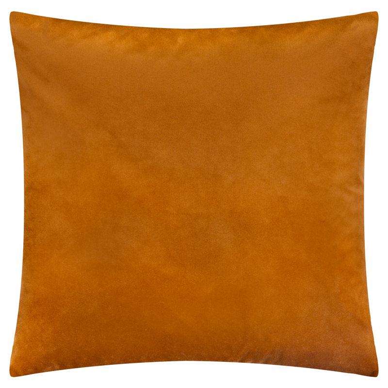 Metro Prism Geometric Square Throw Cushion, Orange/Blue, Feather