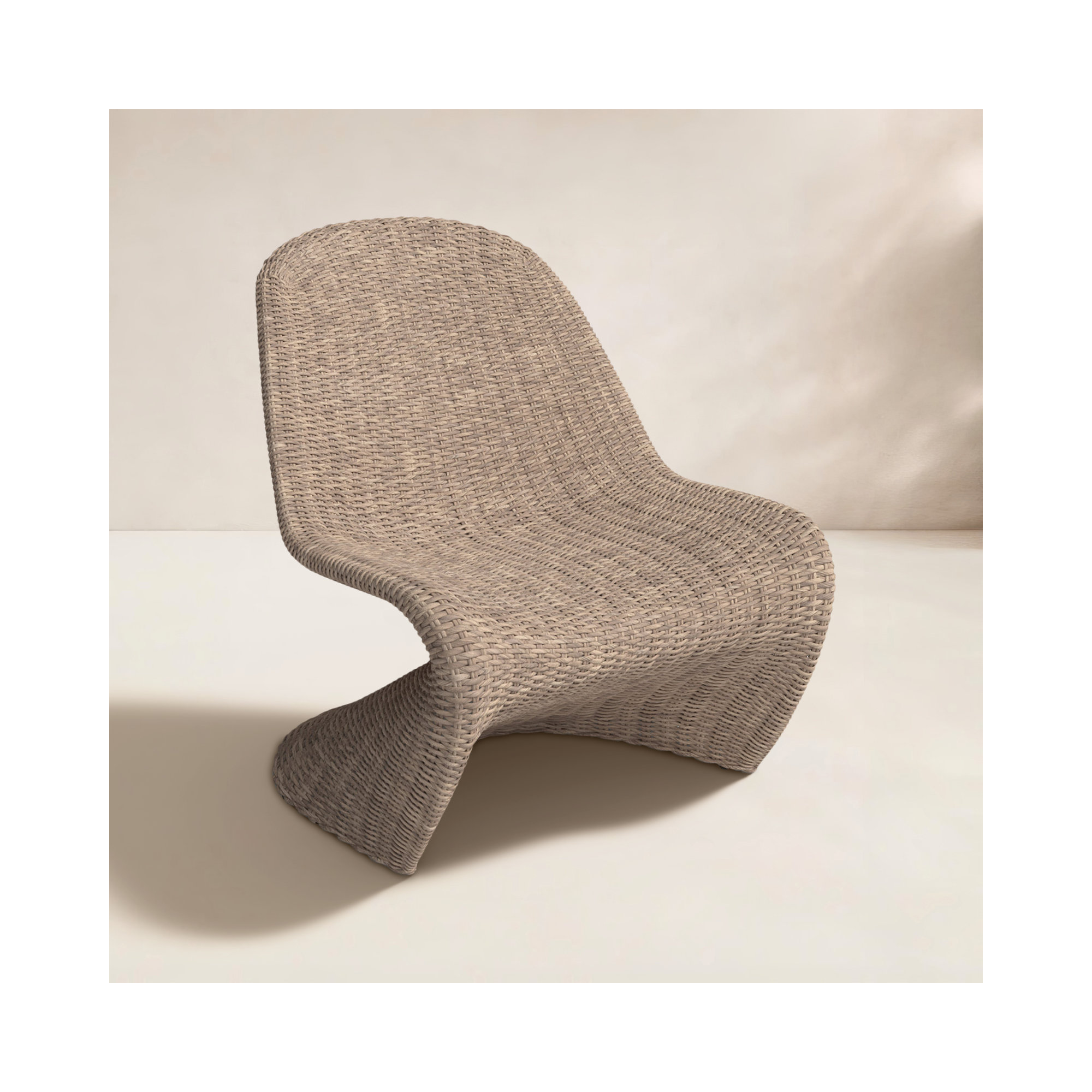 Daughtery Patio Chair, Vintage White