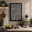 Zebra In Motion Abstract - Print-136751362-136751367