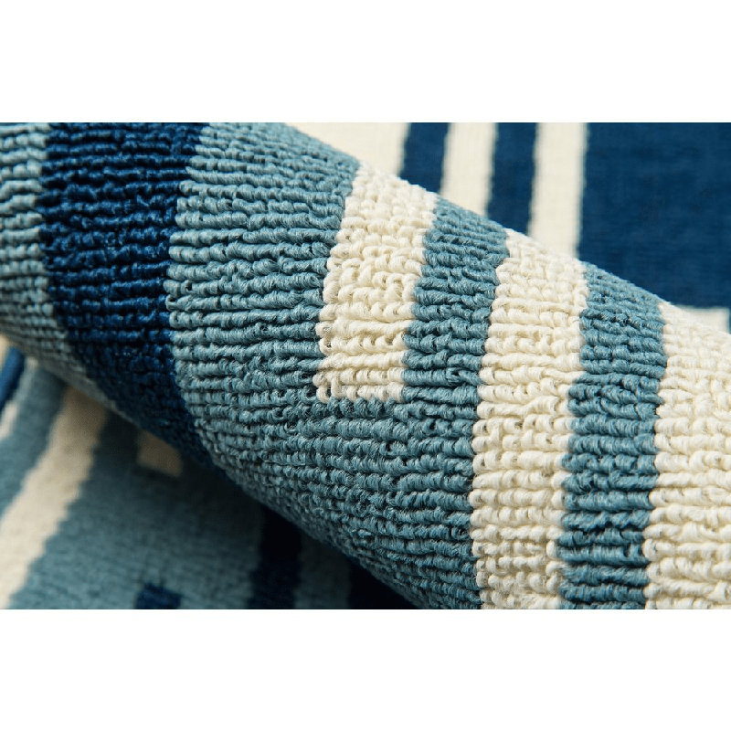 Tapis bleu Turnbow, Rectangle 8 pi 6 po x 13 pi