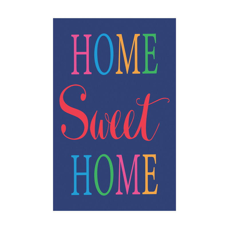 Drapeau de maison Home Sweet Home