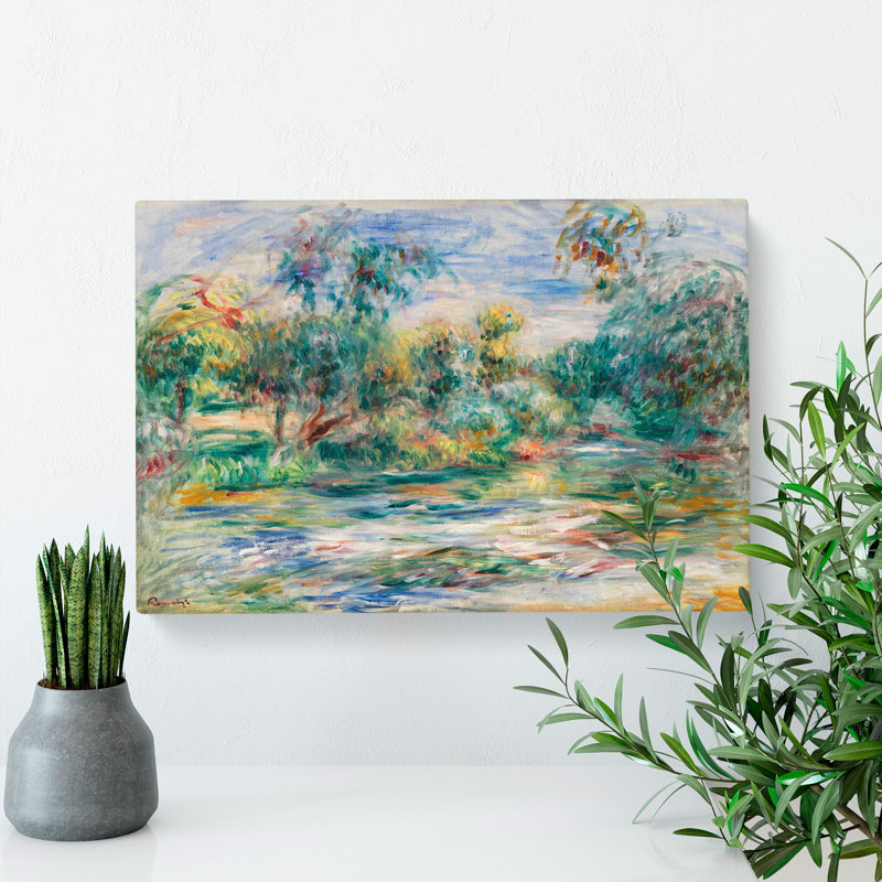 Landscape Vol.1 by Pierre-Auguste Renoir - Wrapped Canvas, 40cm H x 60cm W x 3cm D