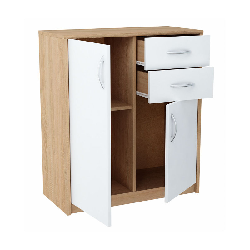 74cm Sideboard, Sonoma/White