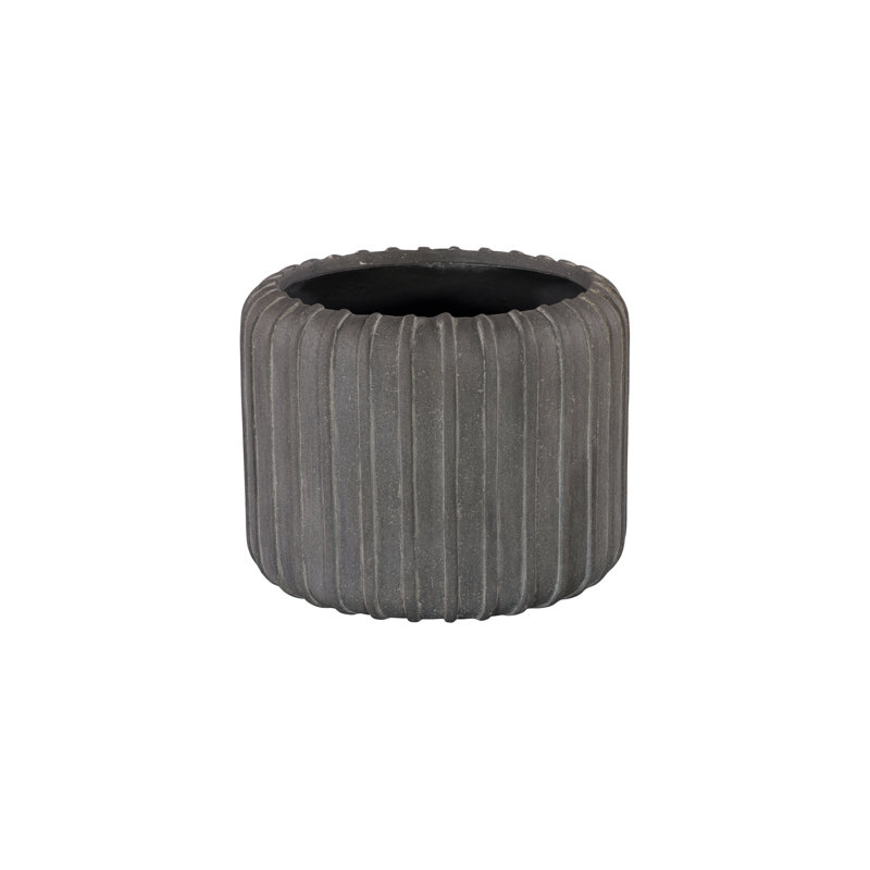 Vertical Vase, Raw Gray