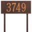 Hartford 1-Line Lawn Address Sign-784627953-784627956