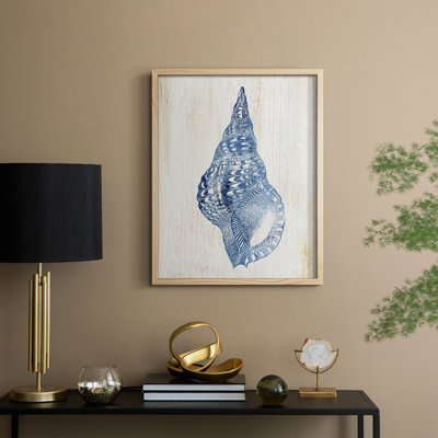 Shell III Framed Print - Solid Wood