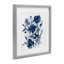 «Indigo Poppies & Butterflies», reproduction encadrée sous verre, conception de Paul Brent