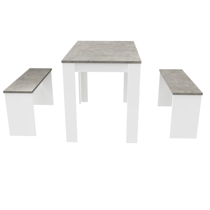 Sistino 4 - Person Dining Set, Grey