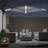 10Ft Wall Mounted Umbrella With Solar Led Lights-2145435467