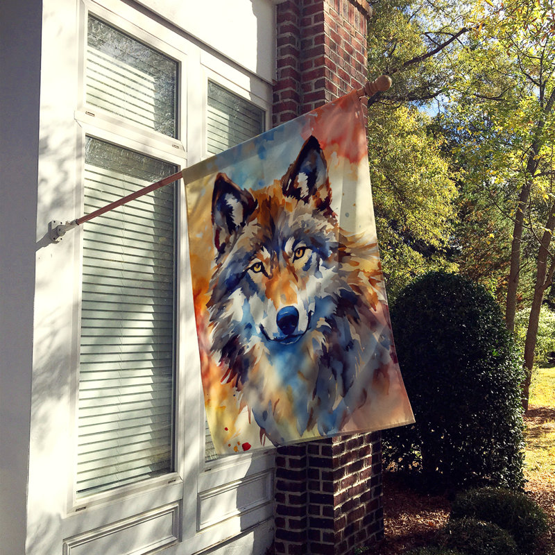 Double Sided 40 in. H x 28 in. W Polyester Animal House Flag