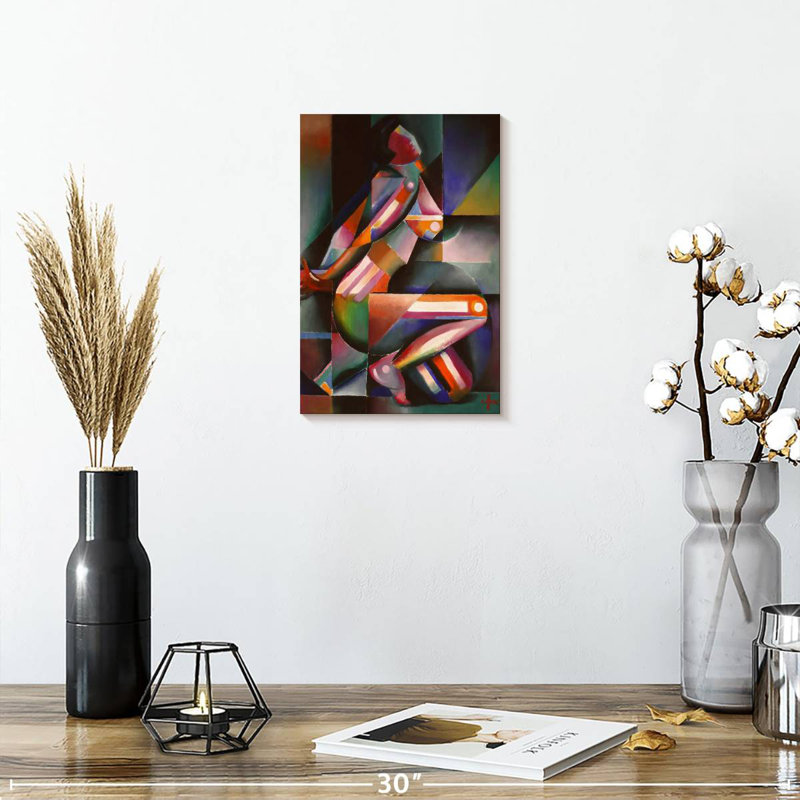 Leisha Roundism VI, 30" H x 20" W