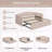 Twin Size Daybed with Extended Pop Up Trundle-129700422