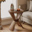 Table de bout avec tablette de rangement Rustic Farmhouse