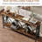 70.9" Extra Long Industrial Console Table, Narrow Sofa Table Behind Couch With Open Storage Shelves, Rustic Entryway Table