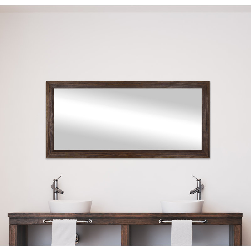 Miroir de salle de bain Dakston, 30,75 po x 49,75 po, Moka