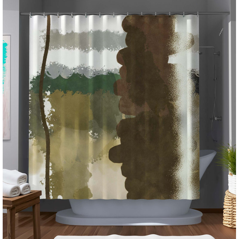 Abstract Shower Curtain