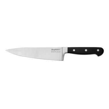 Essentials Chef Knife, Stainless Steel & Black, 8-In.
