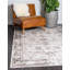 Tapis rond kaki Mangine Ikat-95851678