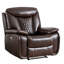 Ensemble de salon inclinable électrique en cuir synthétique 3 pièces avec causeuse et fauteuil inclinable-2113558882