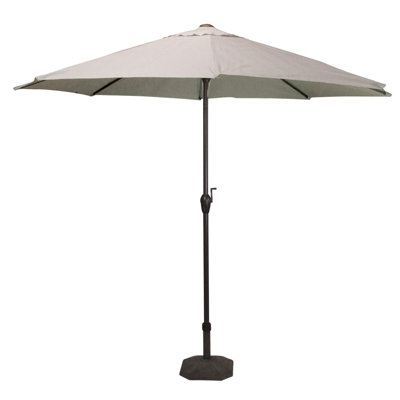 Parasol de marché pour l'extérieur avec manivelle
