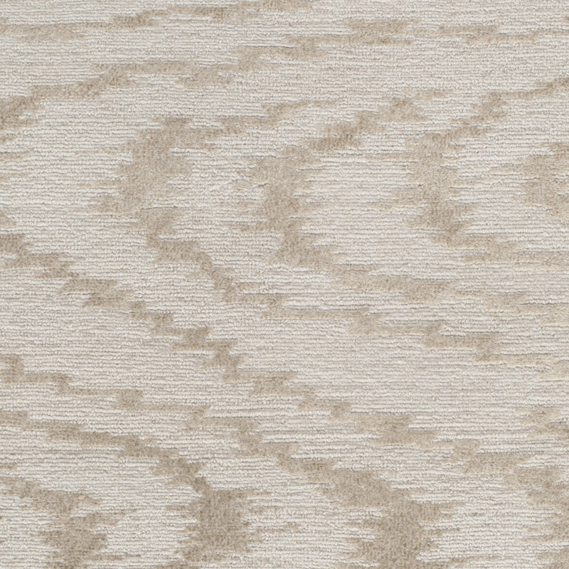 Tapis abstrait en soie et laine Kahley, Rectangle 3 pi 9 po x 5 pi 9 po