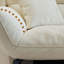 Coussin modulaire blanc en polyester-412602037