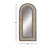 Mikayla Arch Wood Accent Mirror