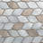 Silvleaf 12.21 in. x 13.39 in. Geometric Matte Aluminum Mosaic Tile-60816845
