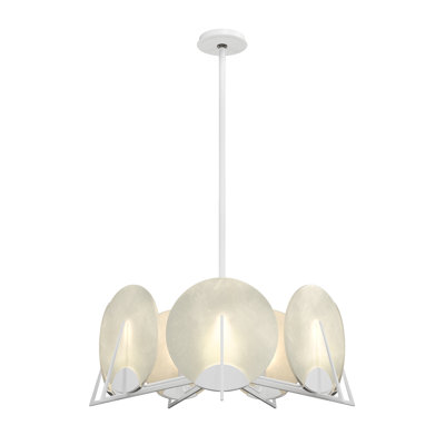 Luminaire suspendu géométrique unique à 7 lumières Callisto