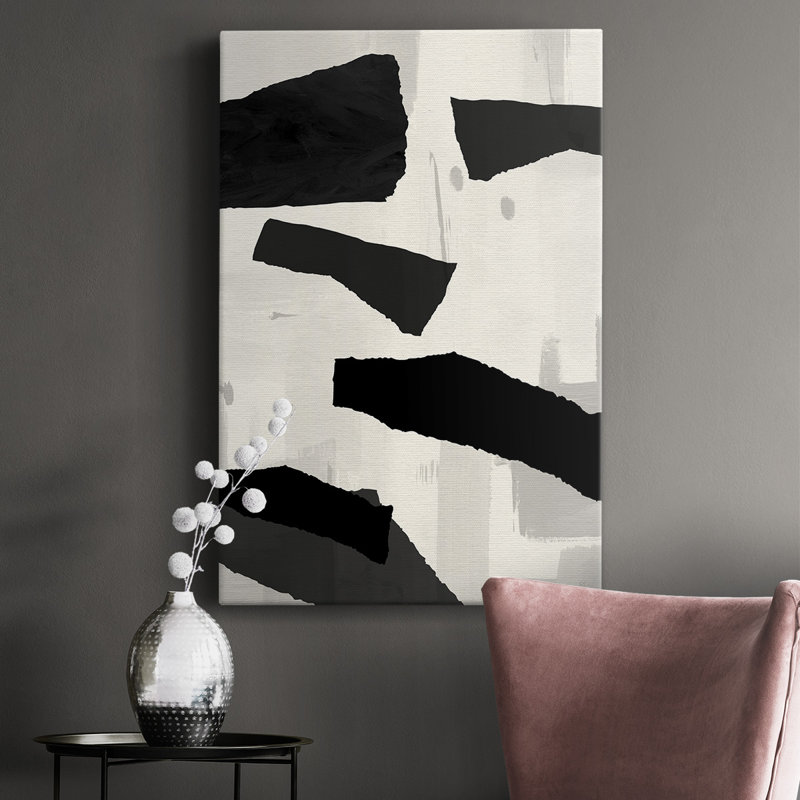 Mountain Paths II - impression sur toile tendue, H 18 po x l 12 po x P 1 po